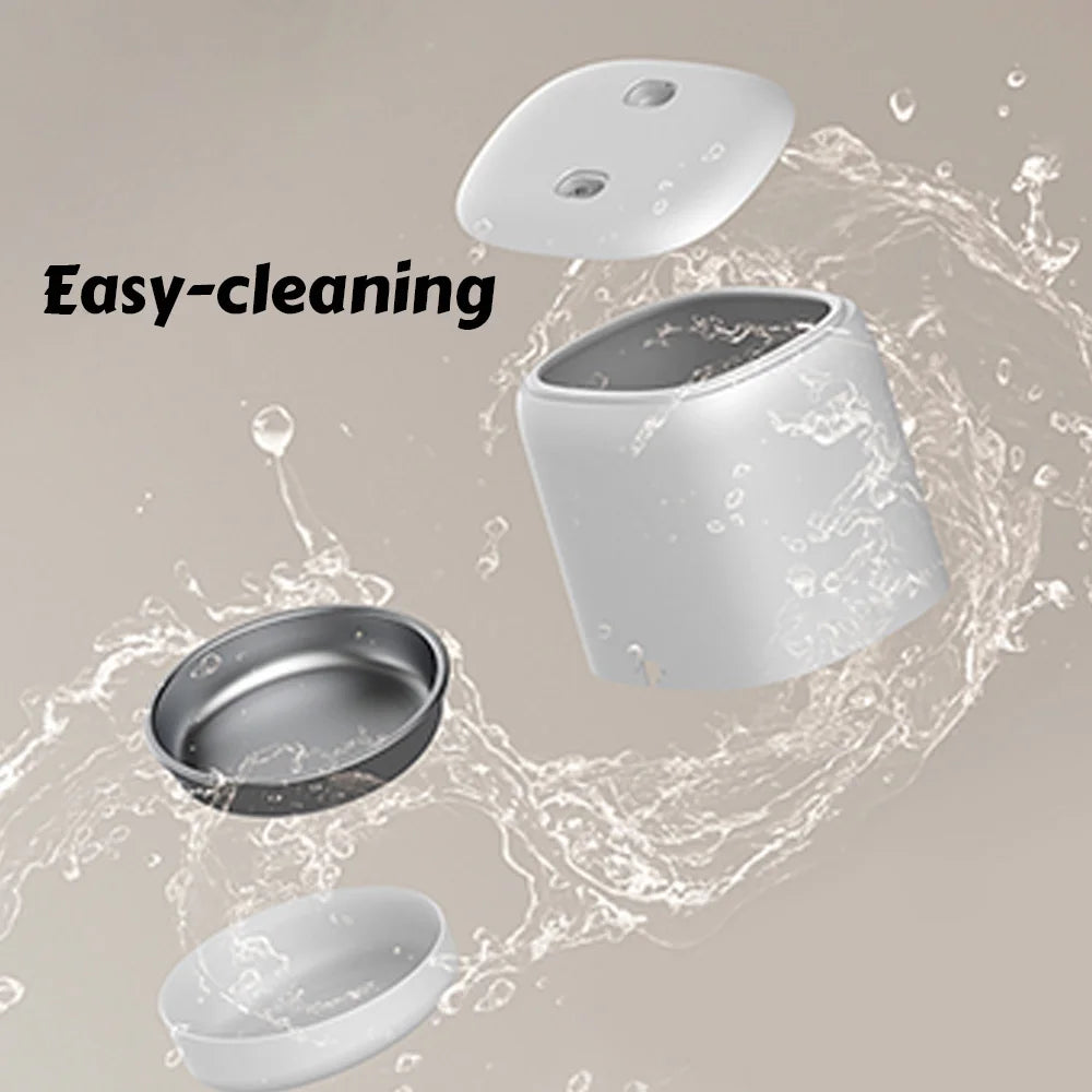 Nityers 4L Automatic Cat Feeder With Timer Voice Recorder And Steel Bowl
