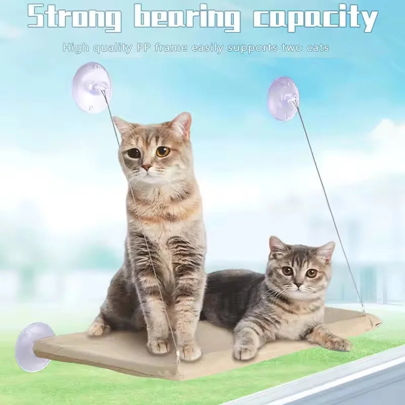 Winter Cat Window Hanging Hammock Bed With Suction Cups Space Saving All Seasons