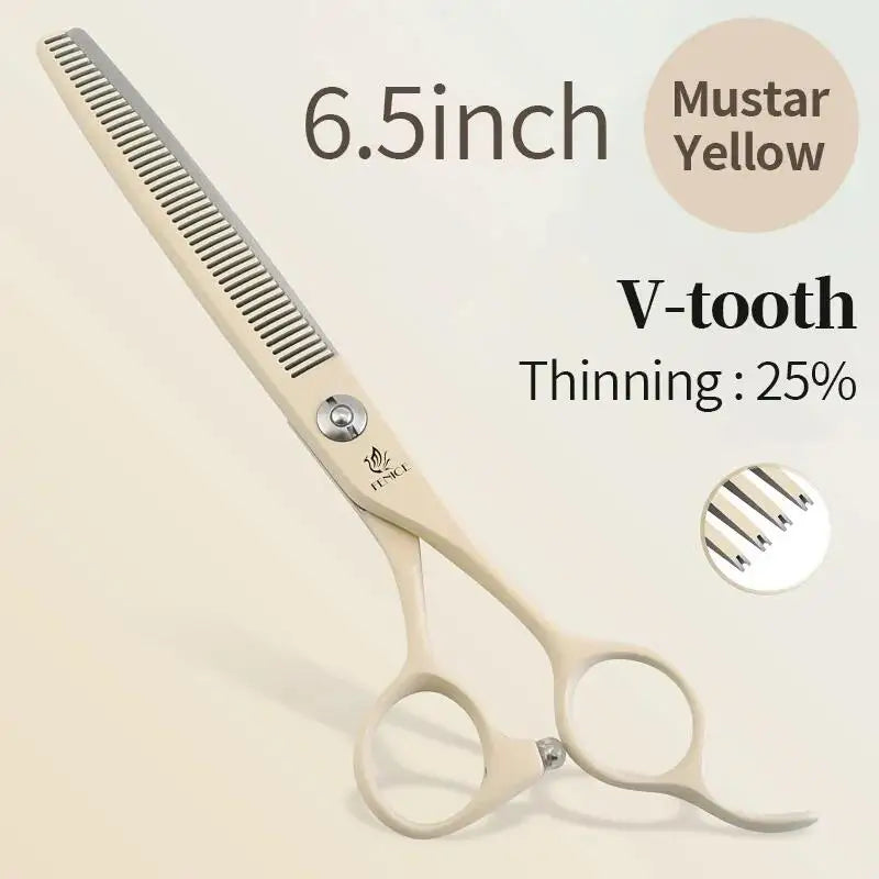 Fenice Professional Pet Thinning Scissors 6.5 Inch Stainless Steel Blade