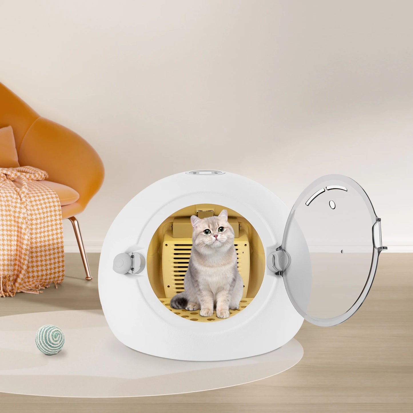 600W Portable Pet Dryer Box For Cats And Puppies Home Grooming