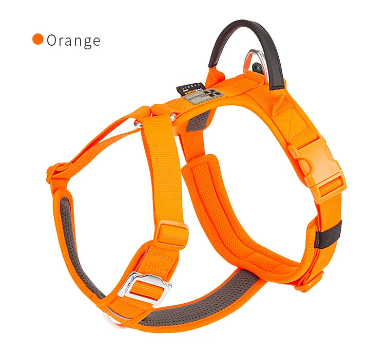 Small Combination Reflective No Pull Dog Vest Harness Nylon Adjustable Comfort