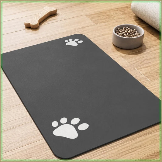 Super Absorbent Pet Feeding Mat Quick Dry Anti Slip for Dogs and Cats Easy Clean