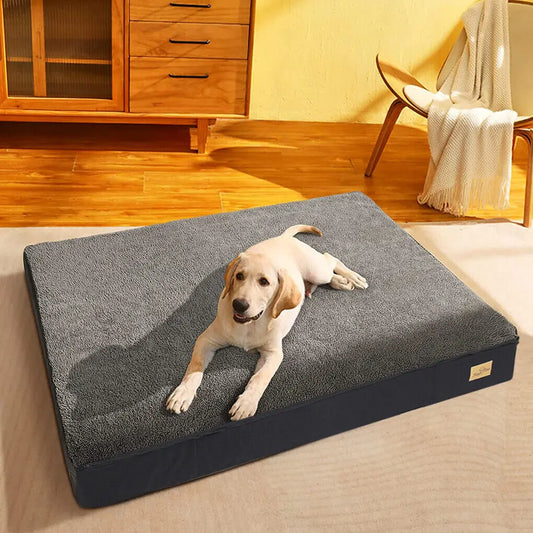 M L XL 2XL Orthopedic Dog Bed Memory Foam Mattress Washable Waterproof Cover