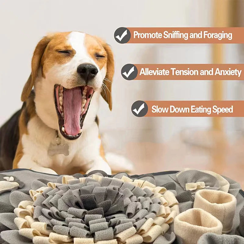 New Pet Smell Foraging Mat For Dogs Slow Feed Training Blanket Interactive Toy