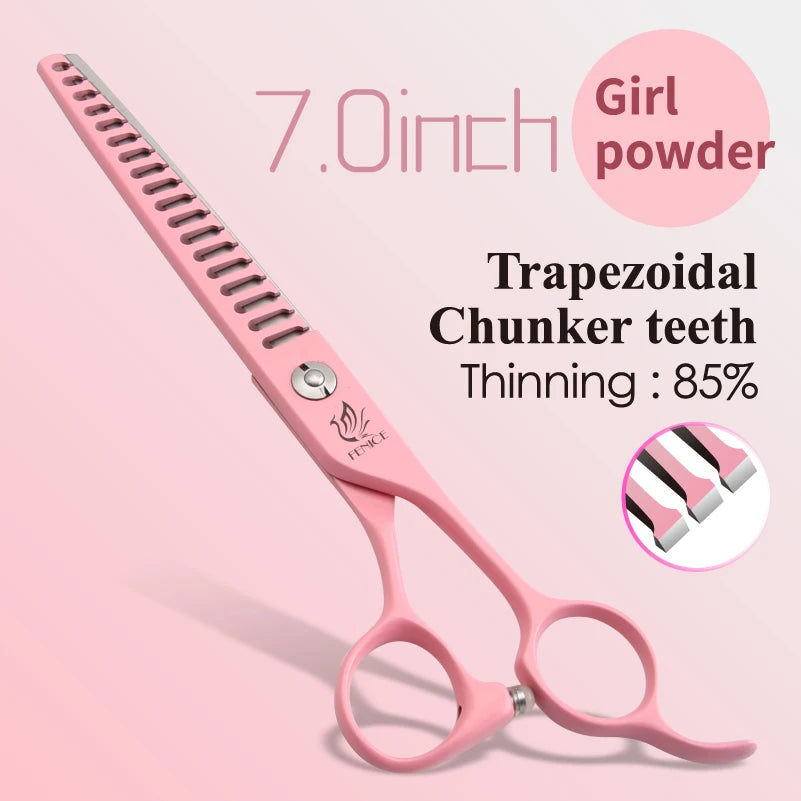 Fenice Professional Pet Thinning Scissors 6.5 Inch Stainless Steel Blade
