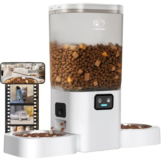Automatic Cat Feeder With Two 1080P Cameras And Night Vision 5G WiFi