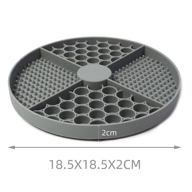 Licking Mat For Dogs And Cats Silicone Slow Feeder With Suction Cup GCP02