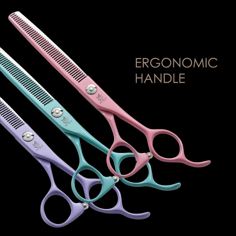 Fenice Professional Pet Thinning Scissors 6.5 Inch Stainless Steel Blade