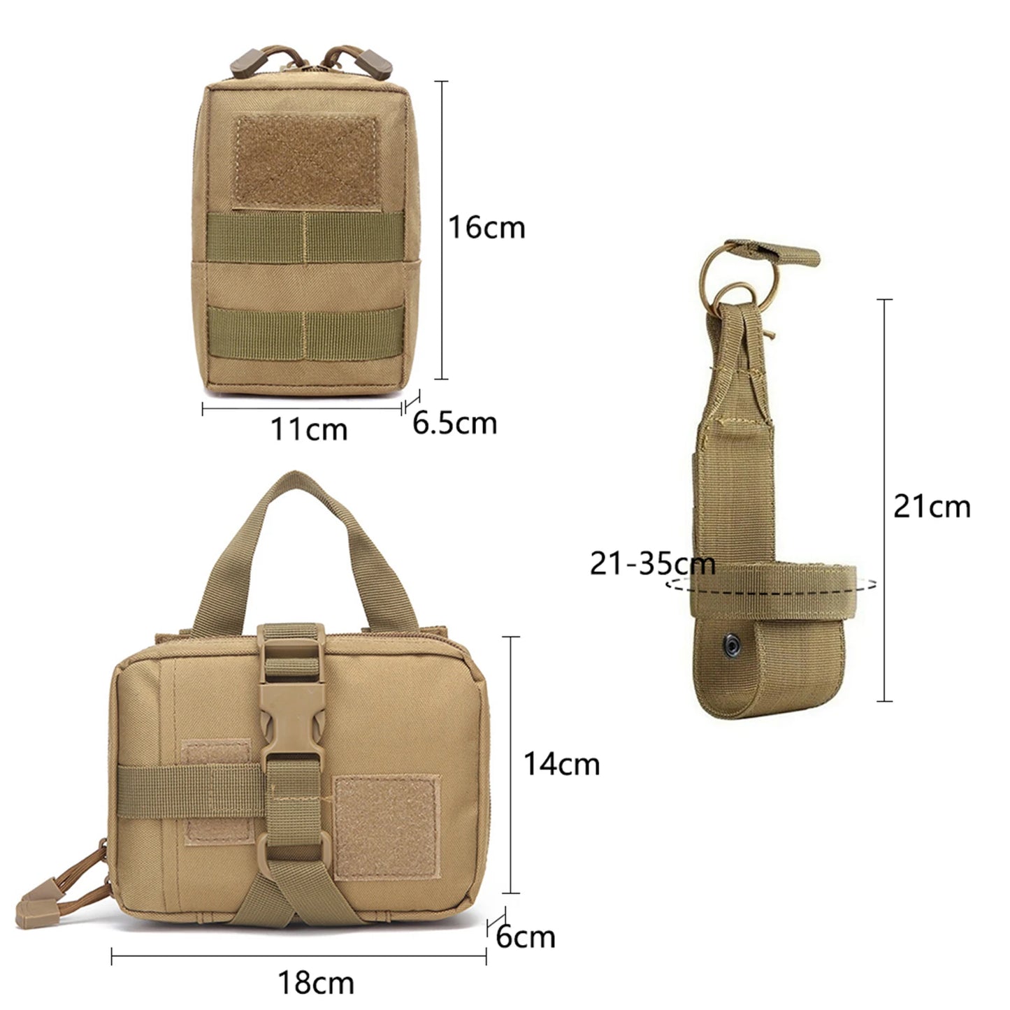 Tactical Dog Harness For German Shepherds And Large Dogs With MOLLE Pouches