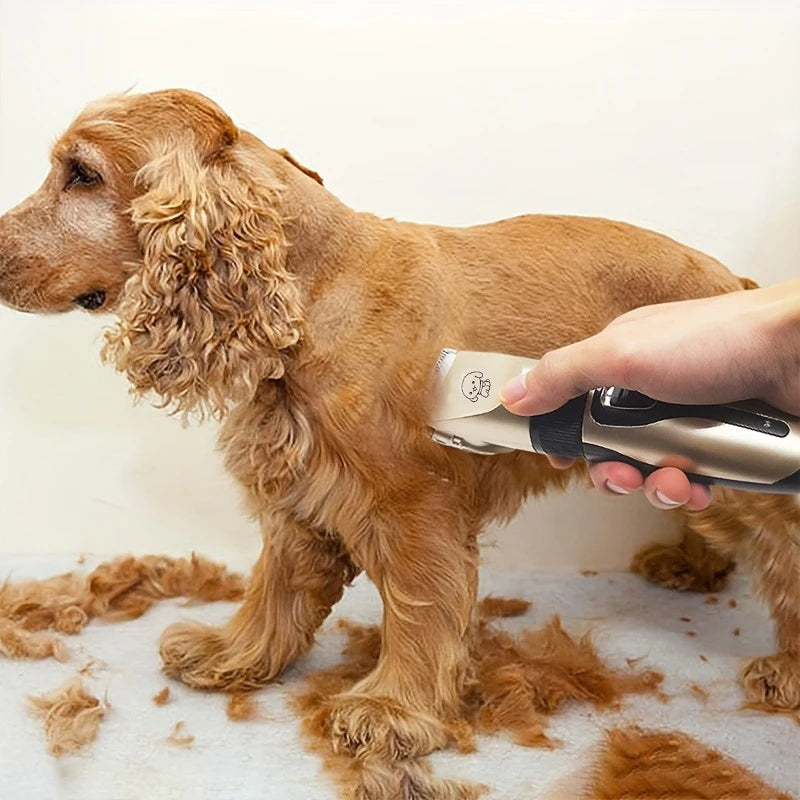 Rechargeable Pet Hair Clippers for Dogs and Cats Precision Grooming Kit