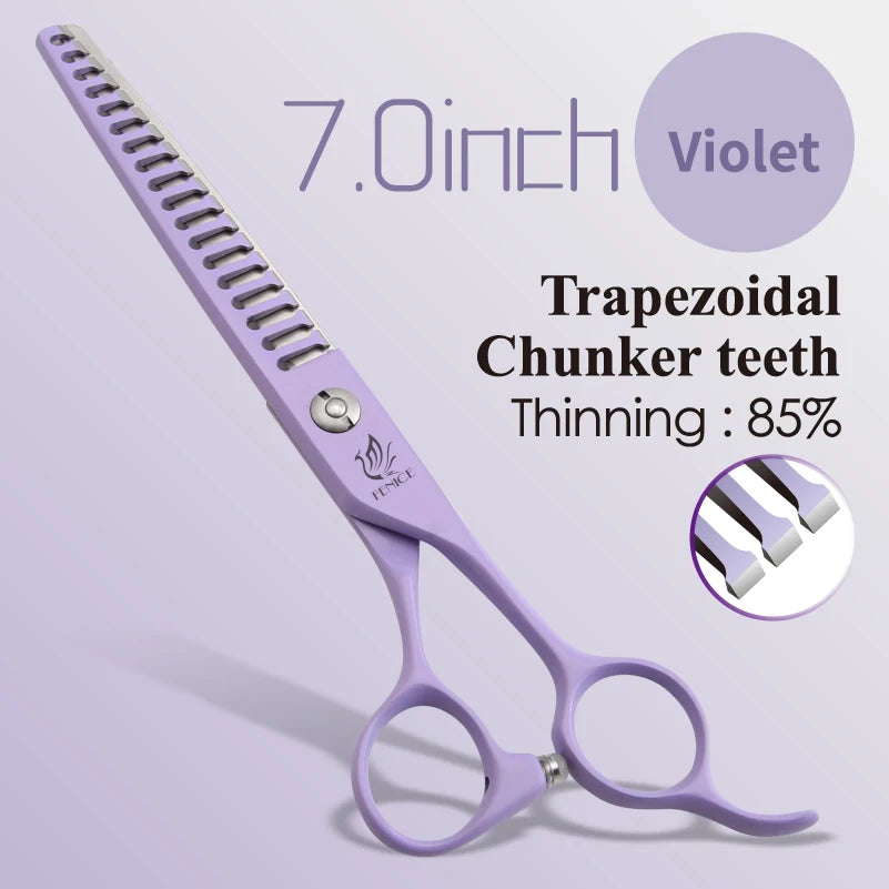 Fenice Professional Pet Thinning Scissors 6.5 Inch Stainless Steel Blade