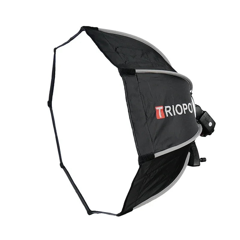 TRIOPO 65cm Foldable Octagon Softbox For Godox Yongnuo Speedlite Flash