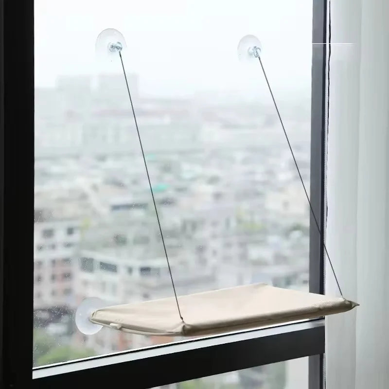 Winter Cat Window Hanging Hammock Bed With Suction Cups Space Saving All Seasons