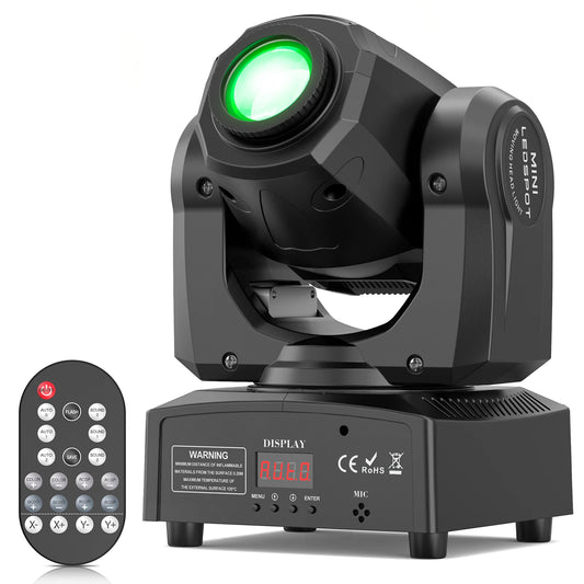 U'King 120W LED Moving Head Light DMX512 Gobos Stage Lighting With Remote