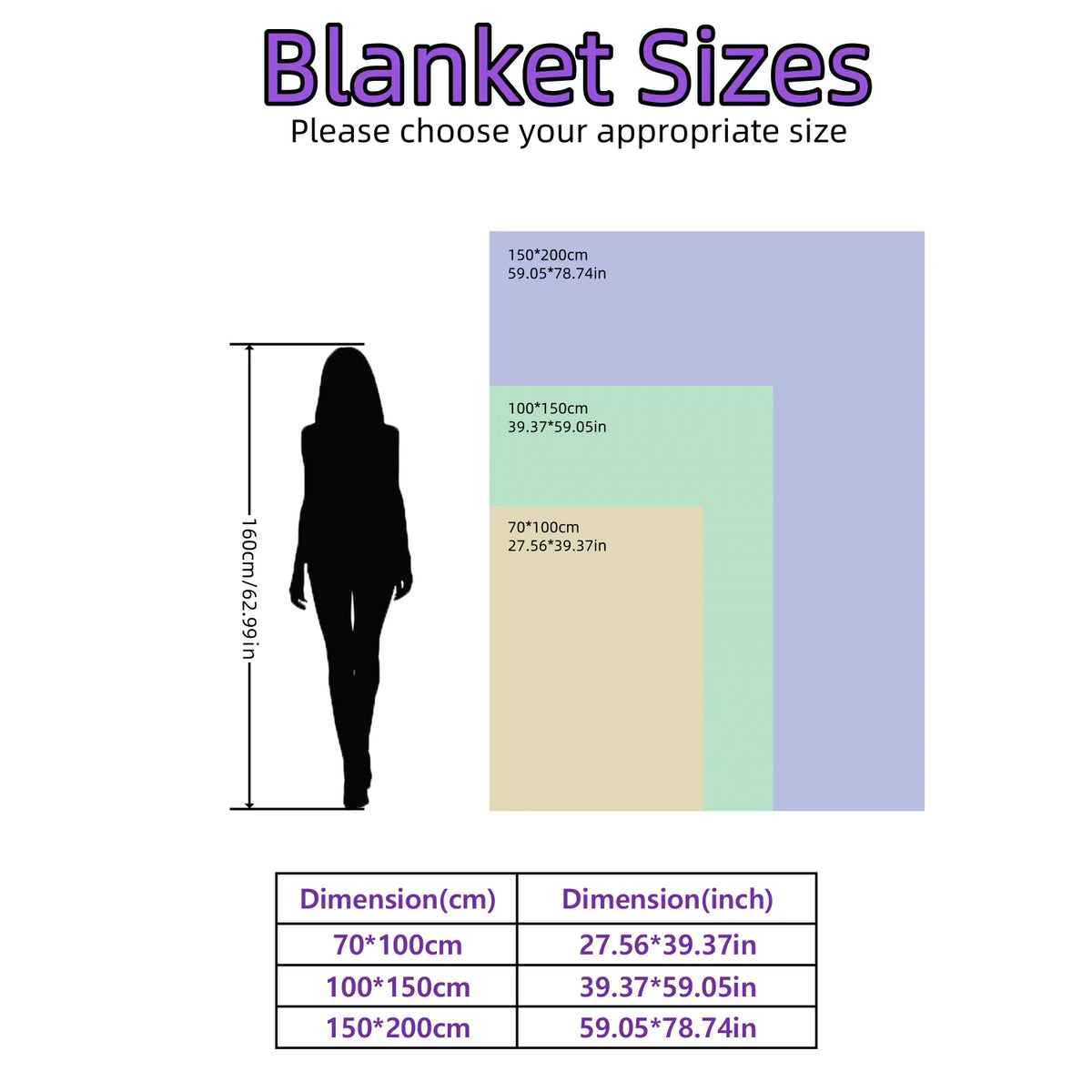 Ultra Soft Plush Fleece Blanket Cozy Warm Polyester Travel Throw For Home